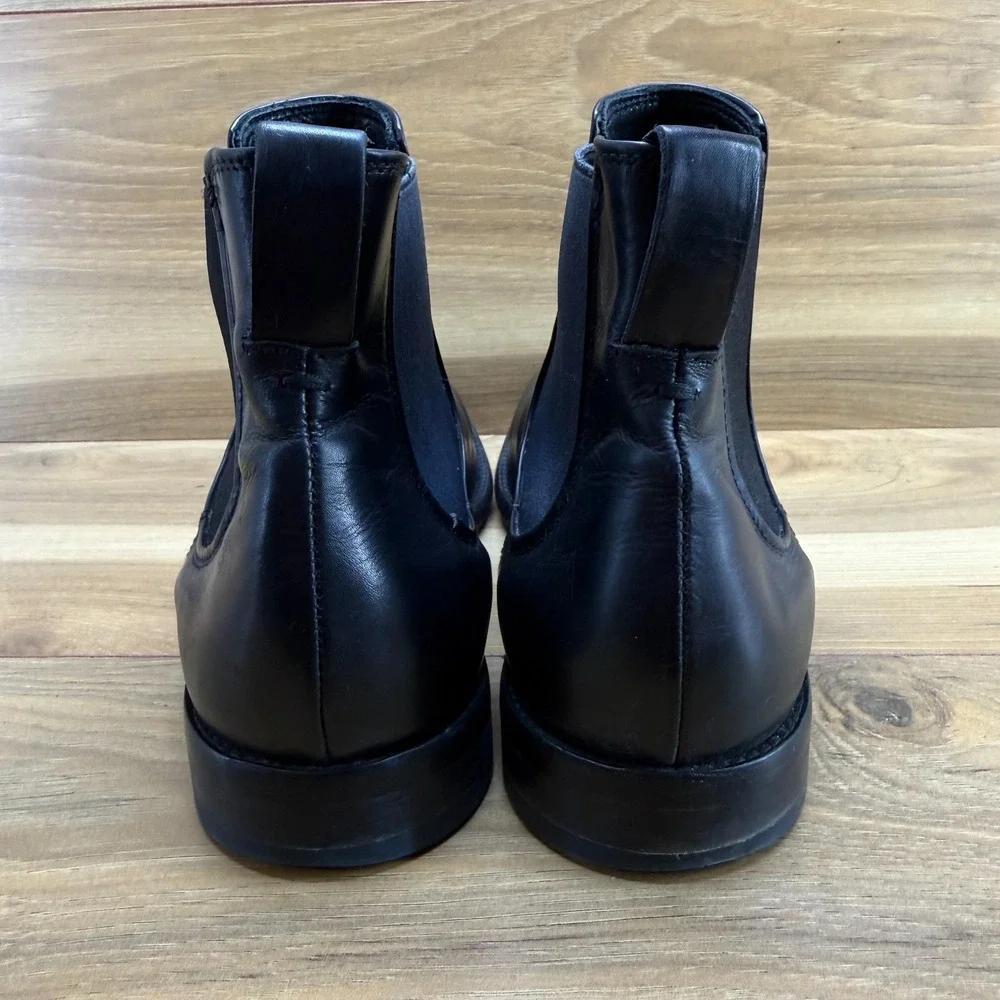 PAUL SMITH Chelsea Boots Mens US 9 UK 8 EU‎ 42 Black Leather Ankle Boots